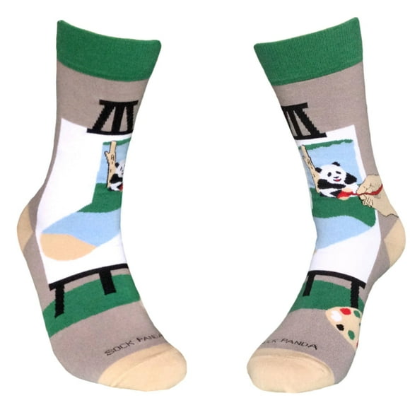 Panda Art on an Easel Socks - The Best Art Sock Ever!