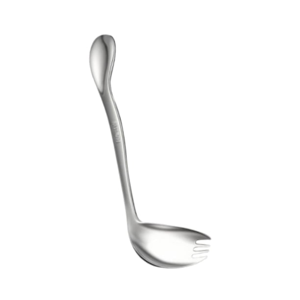 Cubiertos Auxiliares Curvos Confort Ergonómicos Portátiles Acero Inoxidable Cuchara Tenedor Derecha