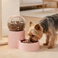 thumbnail image 4 of Programmable Automatic Pet Food Dispenser with Fresh Water for Cats Small Puppies Indoor Daily Use Timer and Removable Trays Convenient Cleaning, 4 of 4