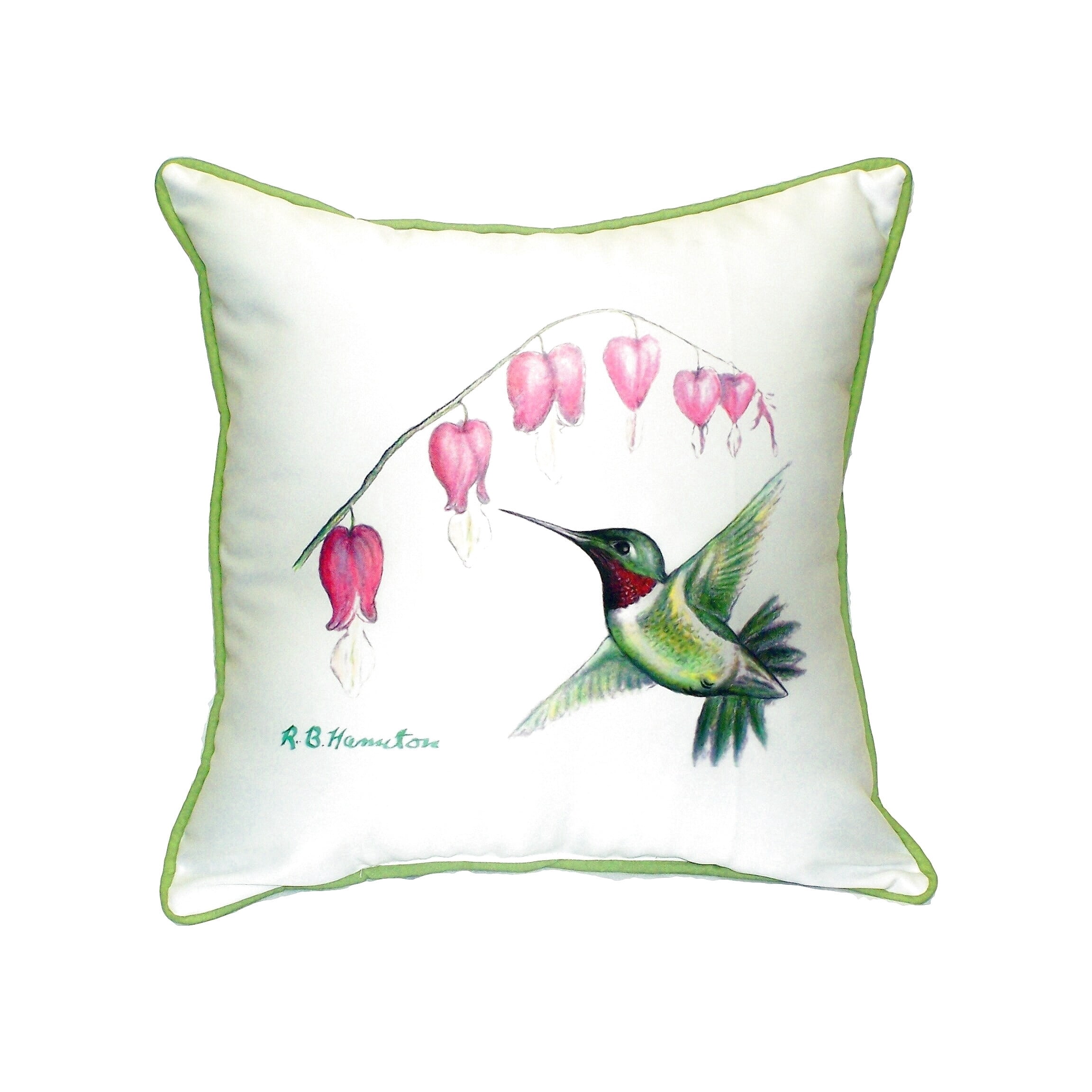 Hummingbird Small Indoor/Outdoor Pillow 12x12