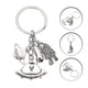 thumbnail image 5 of Llavero colgante de aleación con diseño de astronautas y planetas, llavero decorativo, accesorio para llaves, 5 of 8