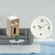 thumbnail image 2 of Dispensador De Pañuelos Rectangular Con Diseño Decorativo Moderno, Soporte Multiusos Para Oficina, Hogar, Sala De Estudio, Reloj De Pared Silencioso Con Números Grandes., 2 of 8