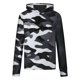 thumbnail image 3 of Ceisia Camouflage Print Hooded Top Men's Slim Fit Long Sleeve UV Protective Face Mask Shirt Gray XXL Gifts, 3 of 5
