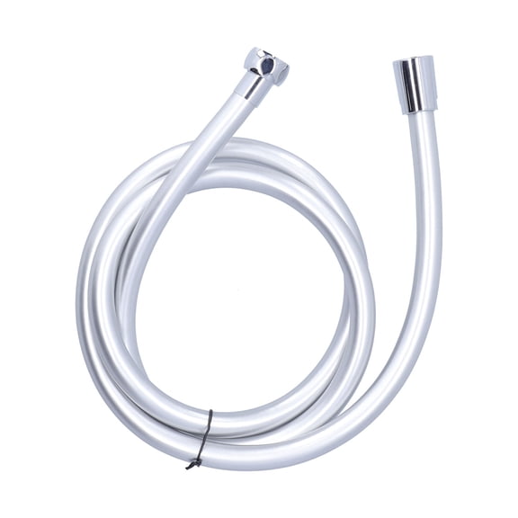 PVC Shower Hose,1.5m Shower Head Hose Water Heater Hose Smooth Explosion Proof Silver for Handheld Shower Head Hose Extension Bathroom Replacement