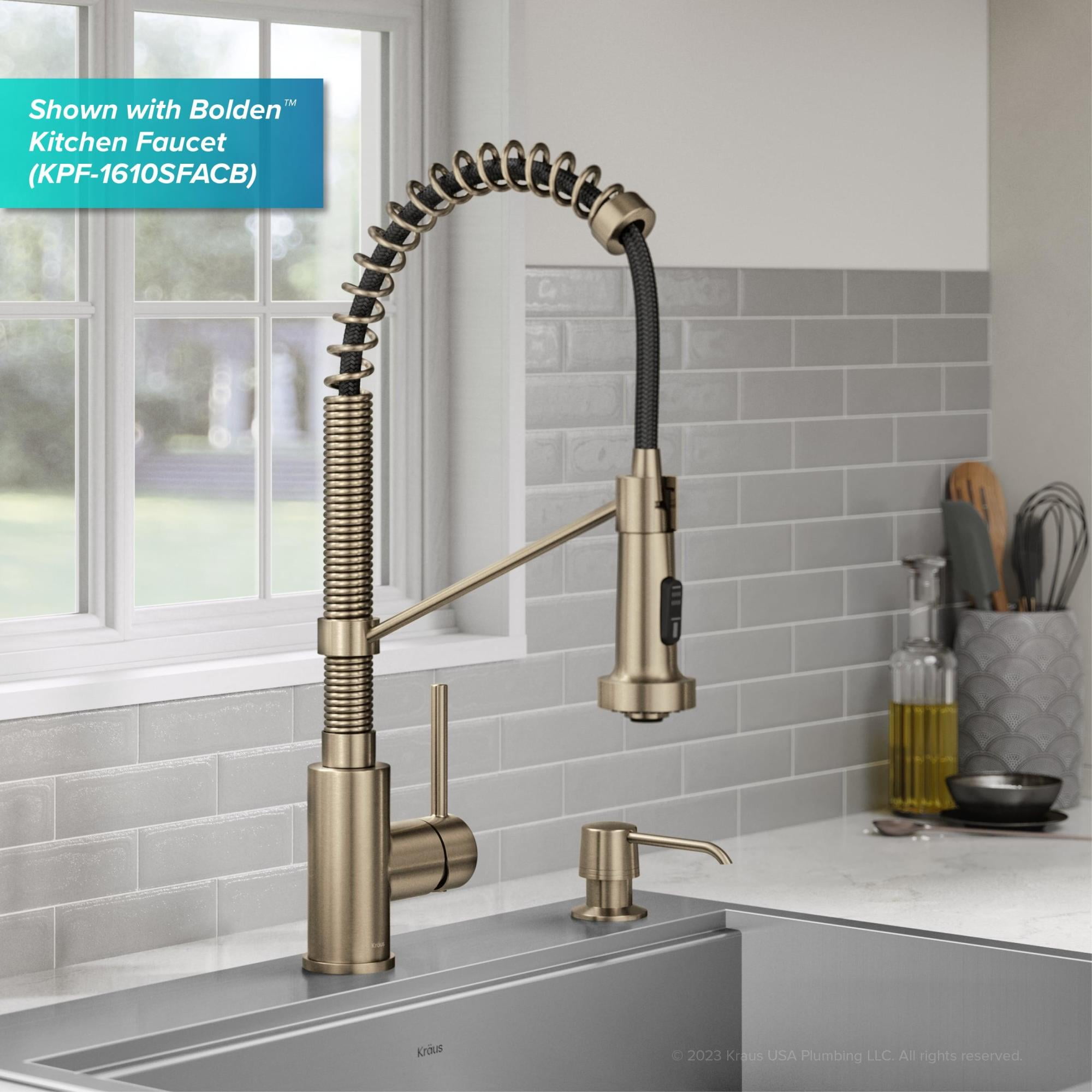 KRAUS Kitchen Soap and Lotion Dispenser in Stainless Steel