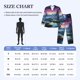 thumbnail image 4 of Fotbe Fantasy Landscape Starry Night Pijama de Hombre con Estampado de Manga Larga, Conjunto de 2 Piezas, Ropa de Dormir Suave y Cómoda con Bolsillos-XX-Large, 4 of 7