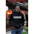 thumbnail image 3 of ShirtBANC Hip Hop Top Dog Savage Hoodie Bold Hustler Street Style Design Sweater, 3 of 5
