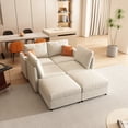 thumbnail image 3 of Sectional Couch with Large Storage Space / Versatile Ottoman Placement, 3 of 6
