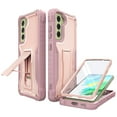 thumbnail image 6 of ExoGuard For Samsung Galaxy S21 FE Case, Phone Case with Screen Protector and Kickstand (Pink), 6 of 9