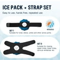 thumbnail image 3 of BYXAS Ice Pack for Injuries Reusable, Ice Bags Hot Water Bag for Hot & Cold Therapy and Pain Relief with Cover, No-Leak Elastic Breathable Ice Bag, 3 of 8