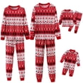 thumbnail image 1 of Matching Christmas Pjs for Family Christmas Men Printed Blouse Round-Neck Tops+Pants Family Matching Pajamas Set Christmas Pjs Family Set on Clearance, 1 of 8