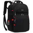 thumbnail image 1 of Mochila térmica aislada,Bolsa térmica de doble cubierta a prueba de fugas,Mochila térmica térmica, Mochila para almuerzo para hombres y mujeres, negro y rojo, 1 of 5