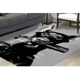 thumbnail image 3 of Area Rug, Soft Rugs, Black Dog And Gun Rug, Gun Rug, Step Rug, Popular Rug, Animal Rug, Modern Rug, Personalized Rugs, Black Rug, 2'x3' - 60x90 cm, 3 of 8