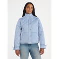 thumbnail image 3 of Time and Tru Women's and Women’s Plus Mixed Media Puffer Jacket, Sizes XS-2X, 3 of 6