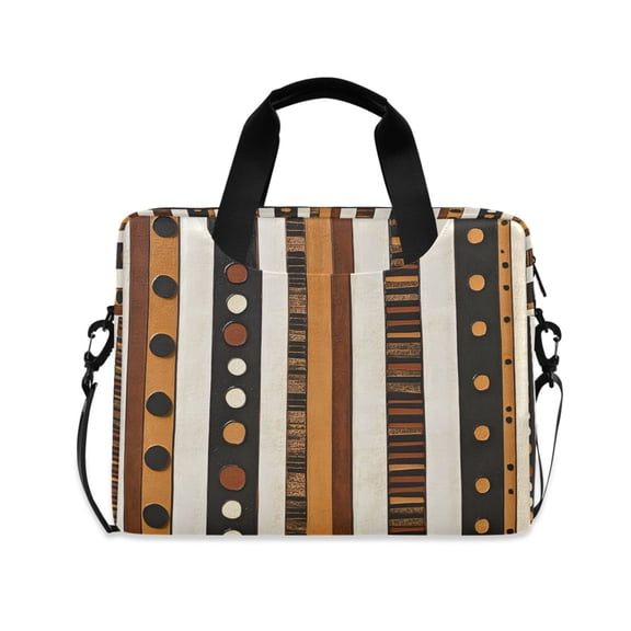 FORMRS 16" Laptop Bag Carrying Sleeve Case with Handle Travel Shoulder Briefcase, Abstract Dots