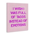 thumbnail image 2 of Stupell Industries Eclectic Full of Tacos Instead of Emotions Canvas Art, 30 x 40, by House of Lulu, 2 of 7