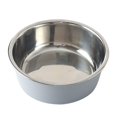 thumbnail image 1 of Clearance! Cat Dog Bowl Stainless Steel Cat Bowls Puppy Cat Feeder Non-slip Crash Cats ​Food Bowl Gray L, 1 of 7