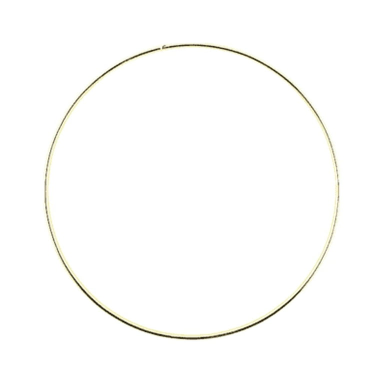 6 Inch Gold Metal Rings Hoops for Crafts Bulk Wholesale 12 Pieces 