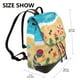 thumbnail image 2 of Disketp Hello Summer1 Mochila de Cuero para Mujer, Bolso de Espalda Antirrobo con Estilo para Viaje, Trabajo y Uso Diario, 2 of 4