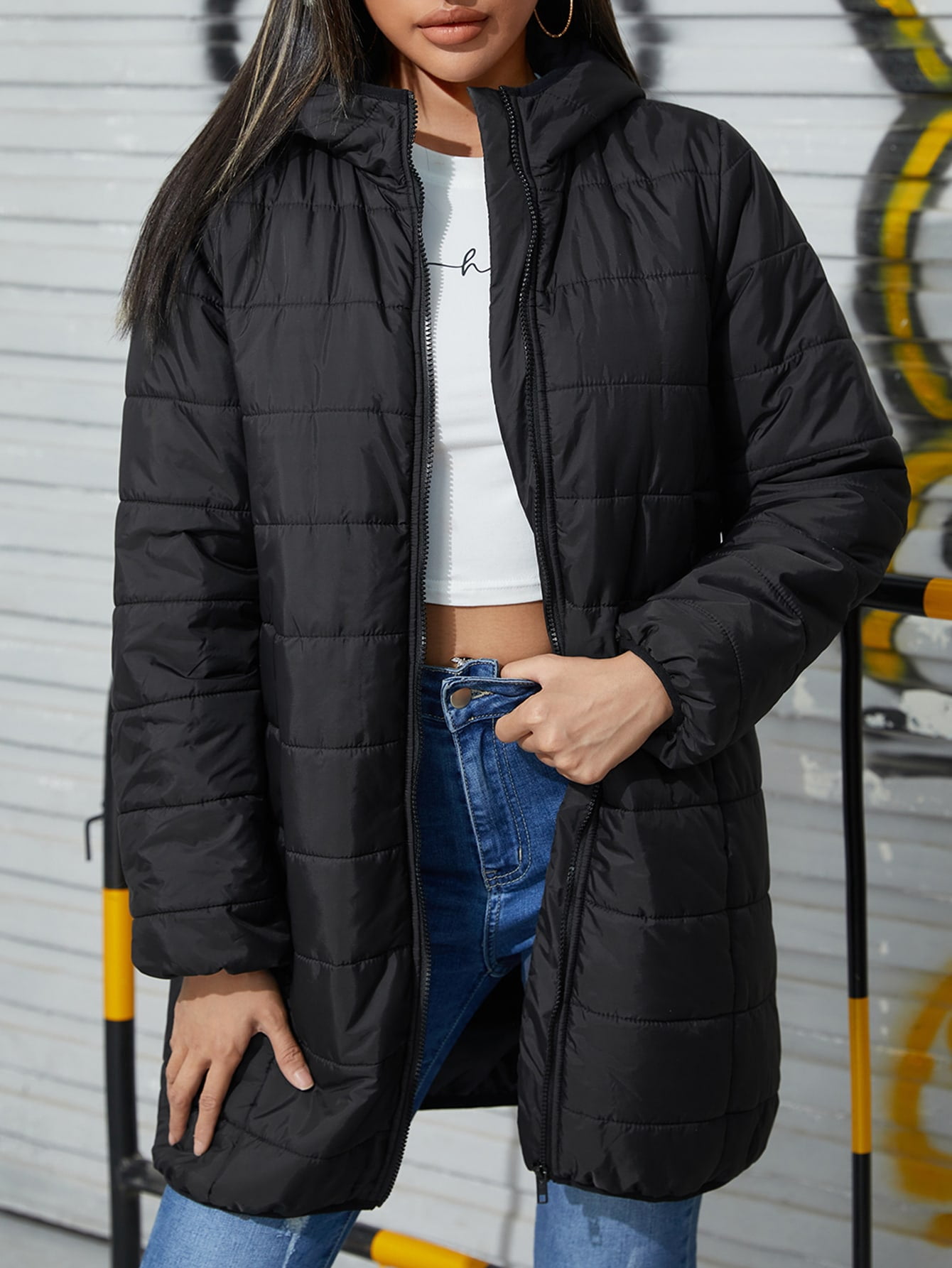 Hooded Puffer Coat 32209S112112 