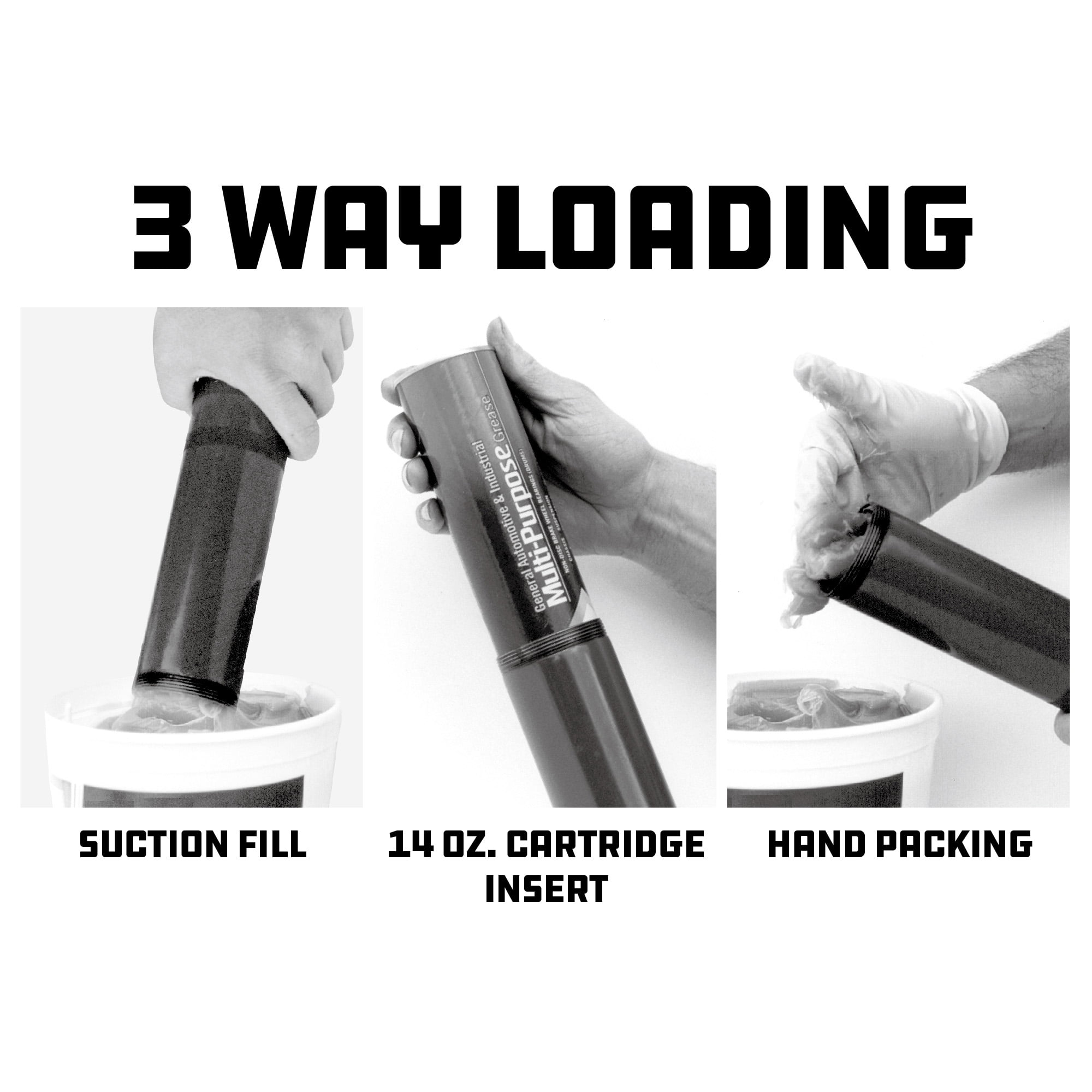 Powerbuilt 4,500 PSI Anodized Pistol Grip Heavy Duty Grease Gun - 940798