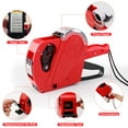 thumbnail image 4 of Innens Price Tag Gun with Sticker Labels and Ink MX-5500 8 Digits Label Maker for Retail Store, Red, 4 of 15