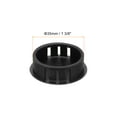 thumbnail image 2 of Uxcell 100PCS 20mm Black Plastic Hole Plugs, Flush Type Panel Hole Caps, 2 of 6