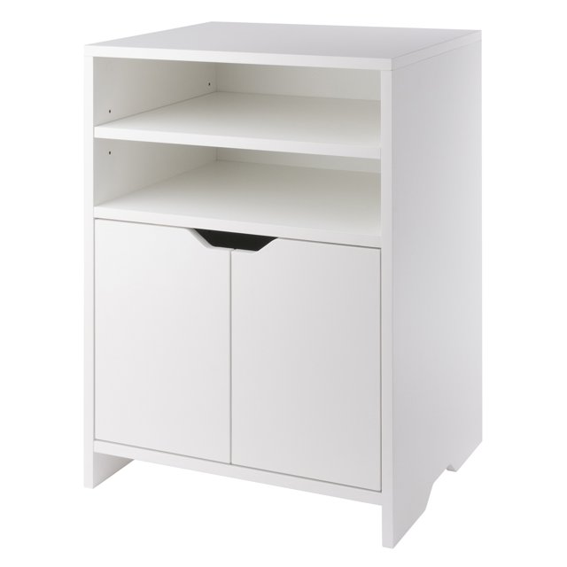 Winsome Wood 10419 Nova Armoire de Rangement à Étagères Ouvertes, Blanc