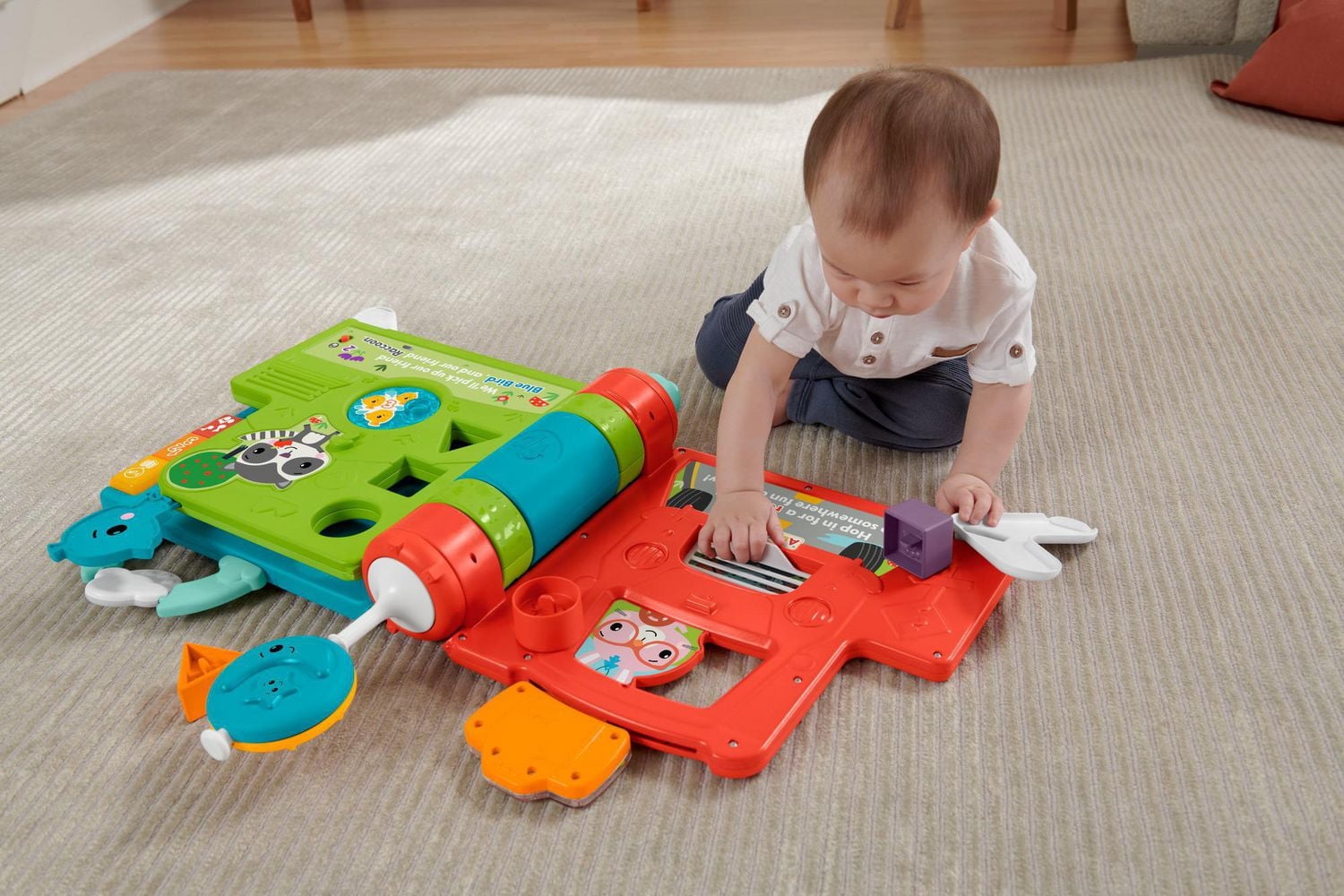 Mon Grand Livre d’Activités Évolutif de Fisher-Price – Version Anglais