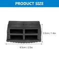 thumbnail image 2 of Worgeous Ladder Rubber End Caps Black 4Pcs 2.55X1.38X0.90in, 2 of 8