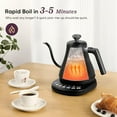 thumbnail image 4 of COSORI Electric Gooseneck Kettle with 5 Temperature Control Presets, Pour Over Kettle for Coffee & Tea, Hot Water Boiler, 100% Stainless Steel Inner, 4 of 6