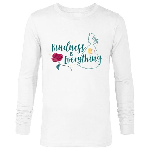Disney Princess Belle Kindness is Everything - Long Sleeve T-Shirt for Men - Customized-White