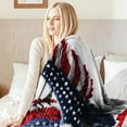 thumbnail image 5 of Flannel Fleece Throw Blanket, Soft Large Throw Blanket, Lightweight Cozy Plush Throw Blanket Fit Sofa Bed, 30"x40", Eagle, 5 of 7