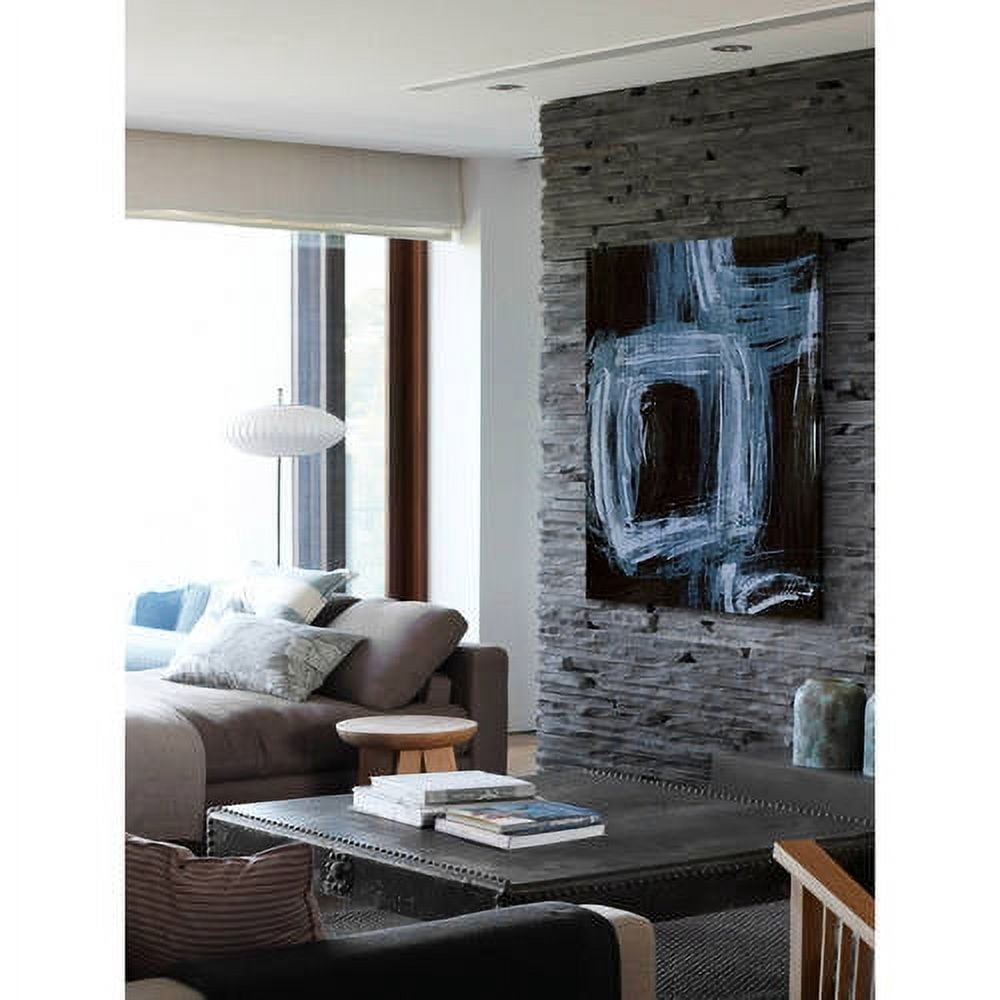 Marmont Hill "Sapphire Windows I" Painting Print on Wrapped Canvas