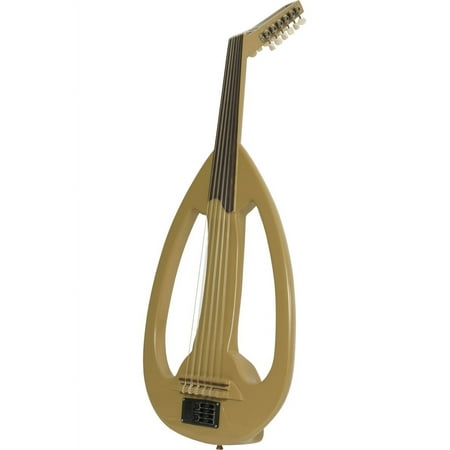 Mid-East Electric Frame Oud with Gig Bag - Tan