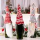thumbnail image 4 of Juego de 4 fundas para botellas de vino de gnomo navideño, funda tejida para muñecas, árbol de Navidad, fiesta, hogar, restaurante, bar, decoración, funda para botella de cerveza, 4 of 5