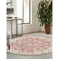 thumbnail image 2 of Rugs.com Noble Collection Rug – 5' Round Red Medium Rug Perfect For Kitchens, Dining Rooms, 2 of 8