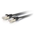 thumbnail image 2 of C2G 6ft Cat6 Ethernet Cable - Snagless Shielded (STP) - Black - Patch cable - RJ-45 (M) to RJ-45 (M) - 6 ft - screened shielded twisted pair (SSTP) - CAT 6 - molded, snagless, stranded - black, 2 of 5
