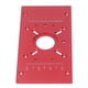 thumbnail image 4 of Placa De Inserción De Mesa De Enrutador, Accesorio De Placa Base De Sistema De Elevación De Aleación De Aluminio Para Carpintería, Escalas Dobles En La Superficie(rojo), 4 of 14