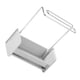 thumbnail image 5 of Rejilla de secado lateral para fregadero, bandeja de drenaje, soporte para jabón y esponja, estante para colgar paños para platos, 5 of 5