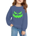 thumbnail image 5 of Mercatoo Boys Girls Pullover Halloween Crewneck Long Sleeve Pumpkin Graphic Printed Sweatshirt Loose Warm Tops, 5 of 6
