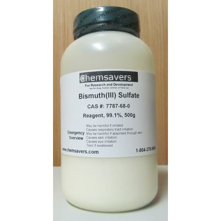 Bismuth(III) Sulfate, Reagent, 99.1%, 500g