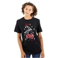 thumbnail image 3 of Retro Cherry Fruit Skulls Lucky You Men's Graphic T Shirt Tees Brisco Brands X, 3 of 6