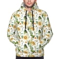 thumbnail image 4 of Hoodies for Men - Bright Sunflowers Long Sleeve Comfrt Men'S Fashion Hoodies & Sweatshirts, Sweatshirts for Men Hoodies Pullover Clothing Clothes with Pouch, 4 of 7