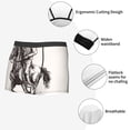 thumbnail image 6 of Daiia Cowboy Ride A Horse Men's Underwear Boxer Briefs, Cotton Stretch Moisture-Wicking Underwear-X-Large, 6 of 9