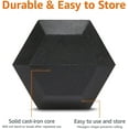 thumbnail image 3 of Rubber Hex Dumbbell Hand Weight, 3 of 7