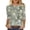 A54 Multicolor-Casual Tops for Women, variant on Mifsaly Casual Tops for Women Cotton 3/4 Sleeve Tunic Top Boho Vintage Print Work Blouse Spring Summer Loose Casual Everyday Shirts L