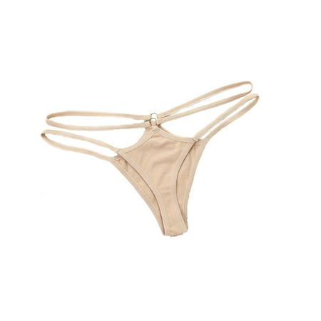 

6 Pack Women s Brief Underwear With Hollow Out Transparent T-back