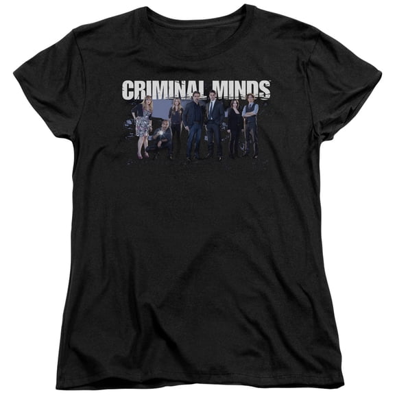 Criminal Minds Season 10 Cast Women's T-Shirt Black