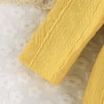 thumbnail image 5 of QUOTAY Adorable Girls Ribbed Knit Bodysuit with Cute Flutter Sleeves and Triangle Style Summer Outfit for Baby Toddler Yellow,12-18 Months, 5 of 9